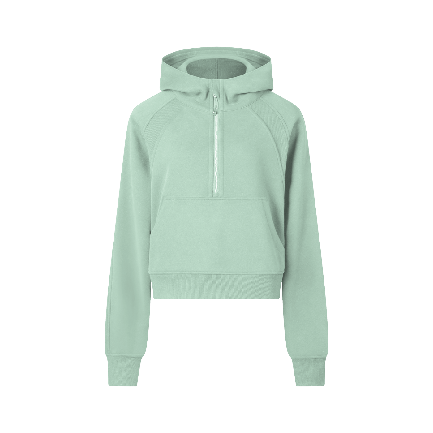 Women's Cropped Half-Zip Hoodie