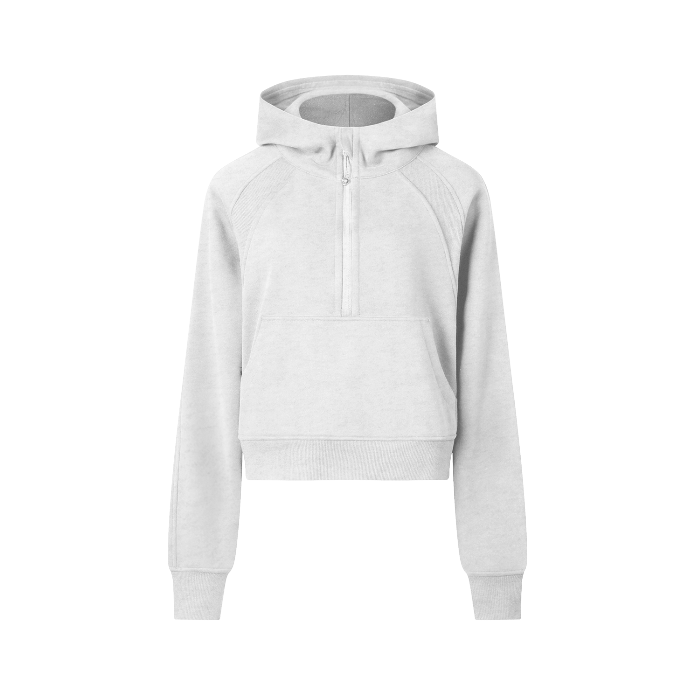 Women's Cropped Half-Zip Hoodie