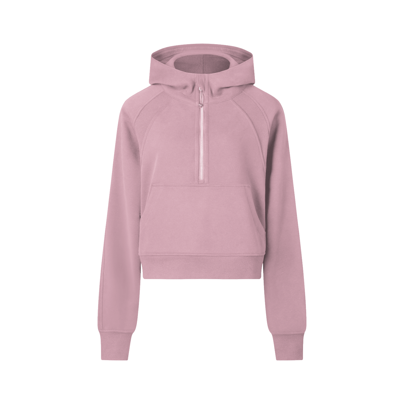 Women's Cropped Half-Zip Hoodie