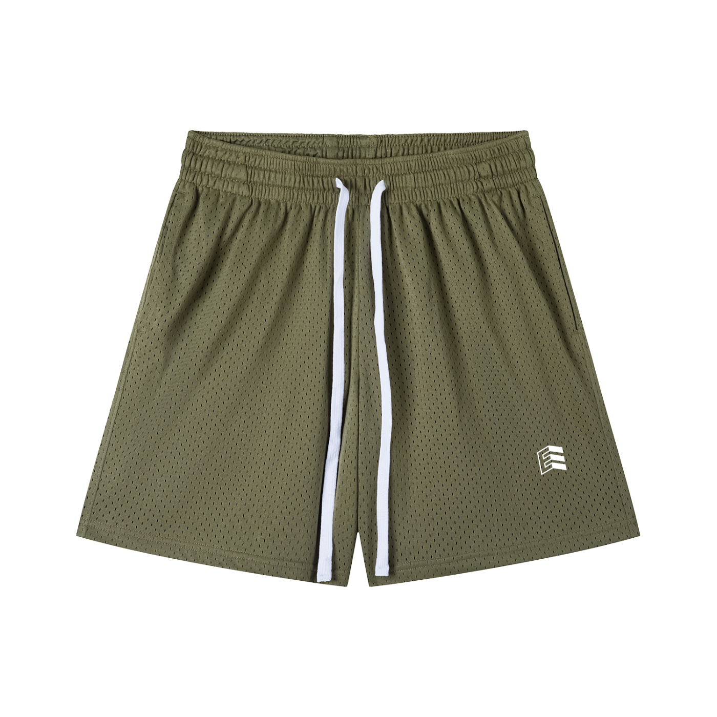 Mesh Drawstring Shorts