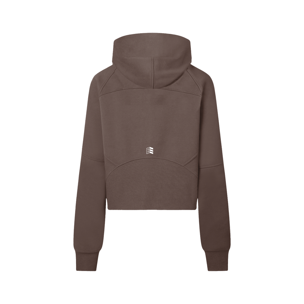 Women's Cropped Half-Zip Hoodie