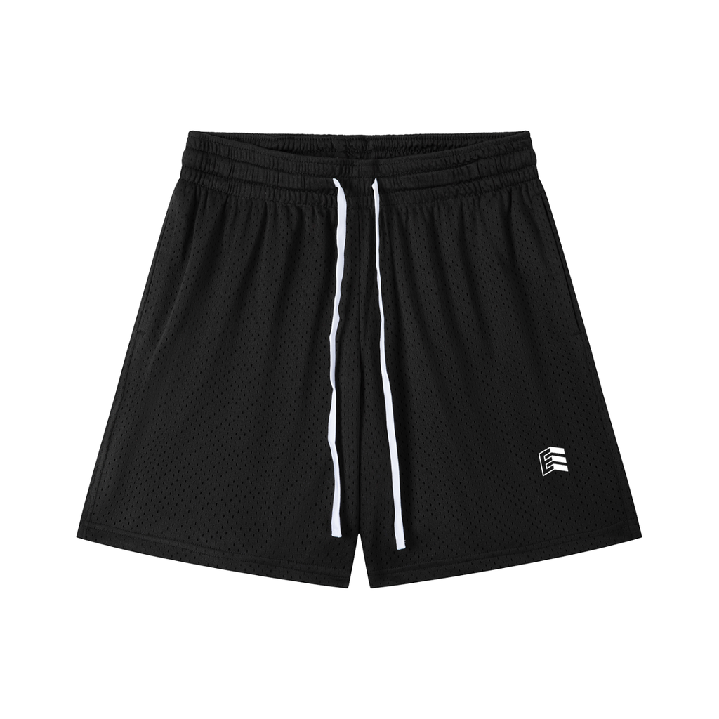 Mesh Drawstring Shorts