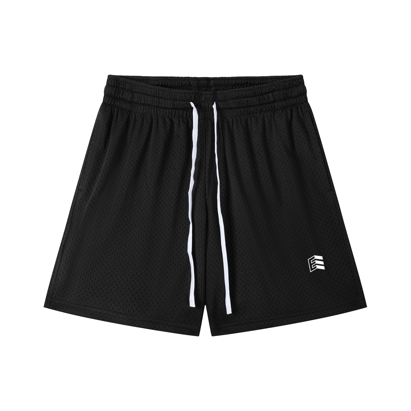 Mesh Drawstring Shorts