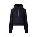 Women's Cropped Half-Zip Hoodie