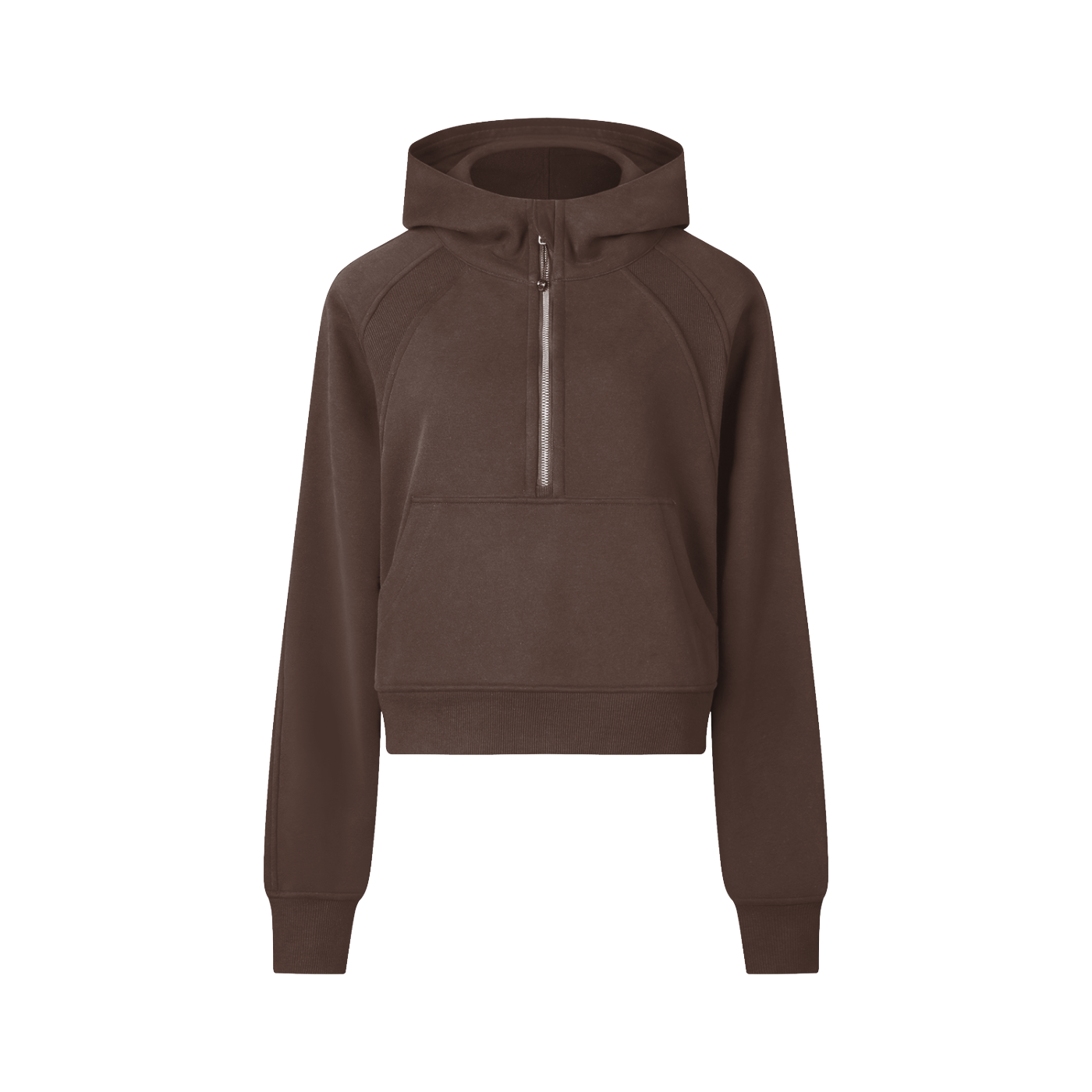 Women's Cropped Half-Zip Hoodie