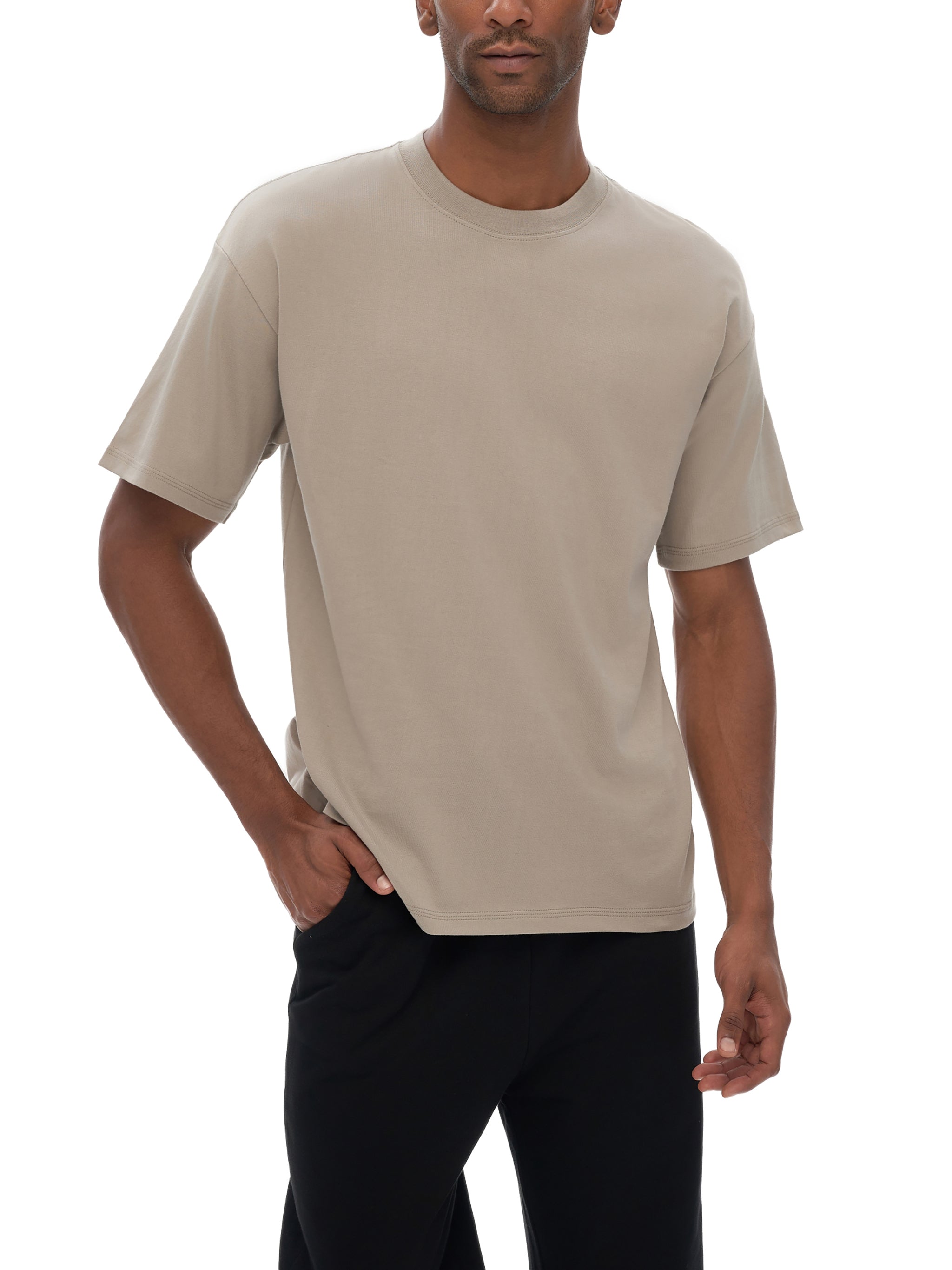 Signature Script Drop-Shoulder Tee