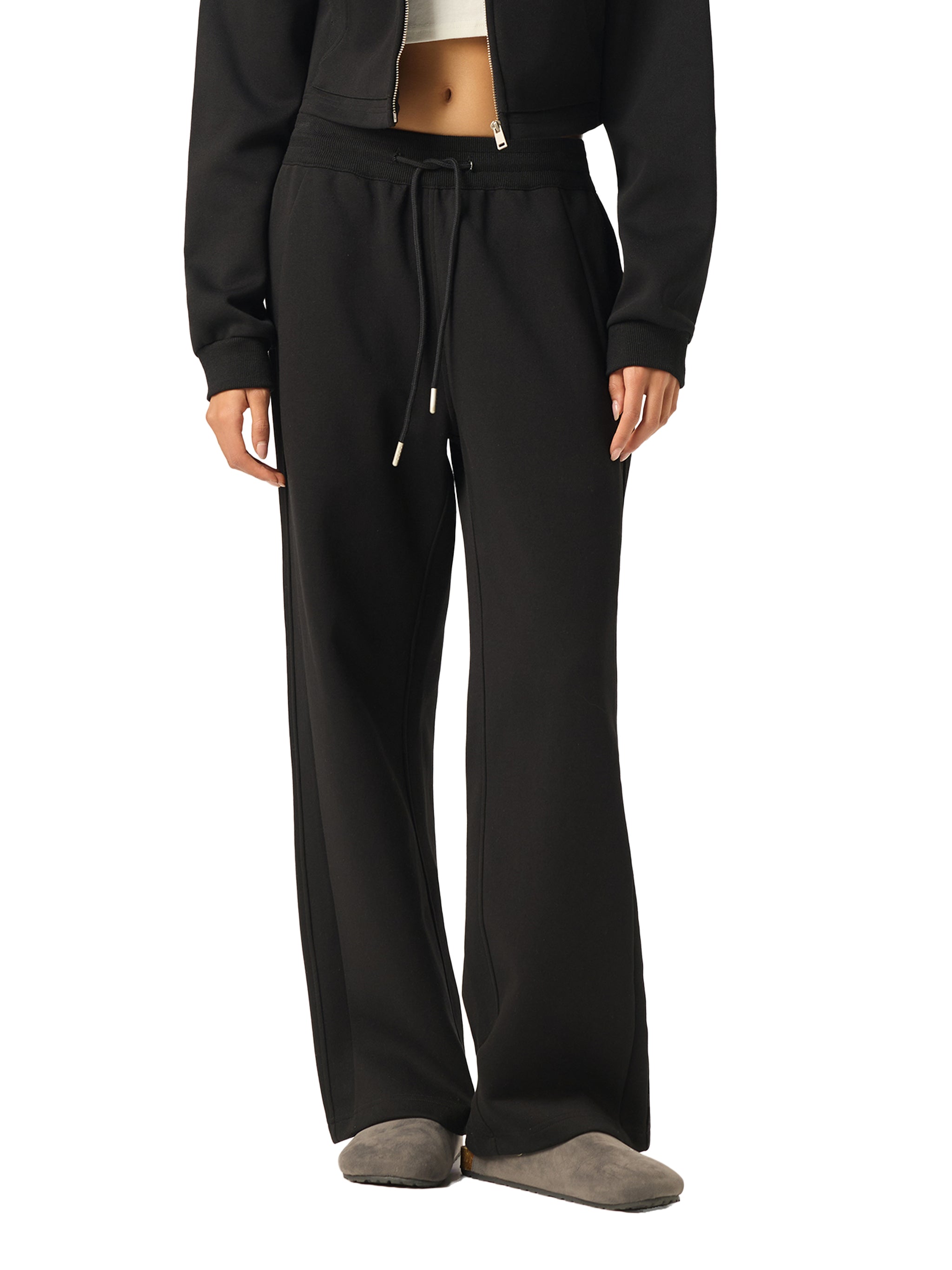 Women's Drawstring Straight-Leg Sweatpants