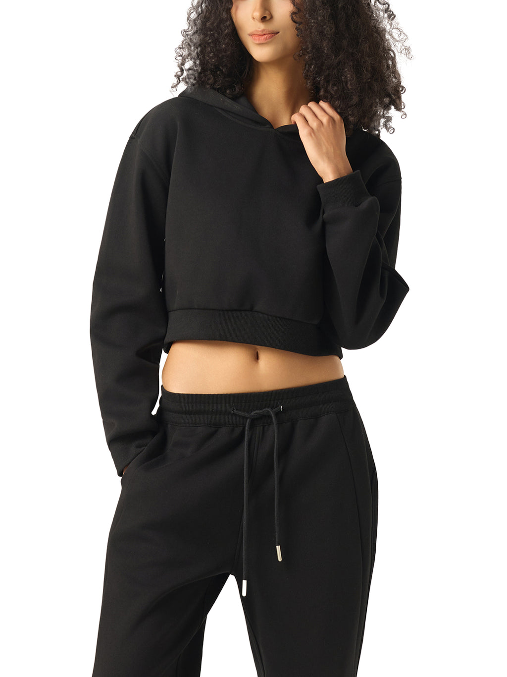 Eminence Cropped Hoodie