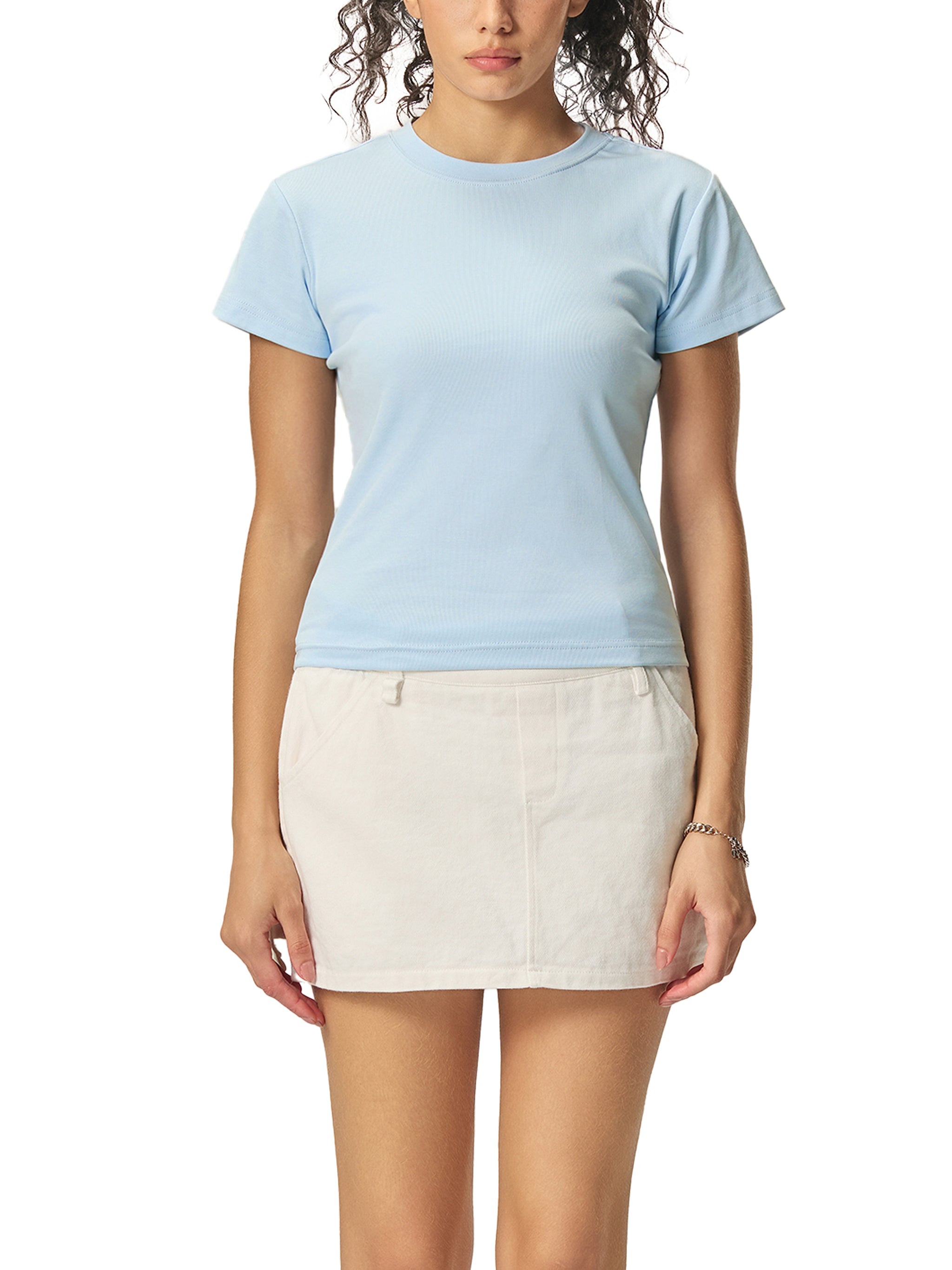 Women's Bodycon Crewneck Tee