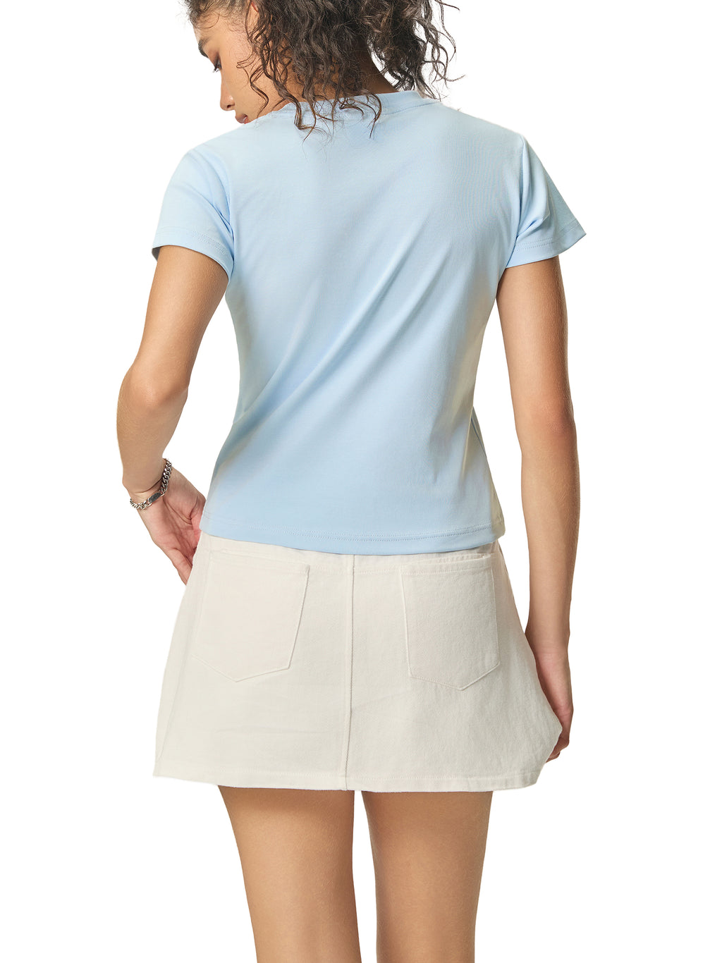 Women's Bodycon Crewneck Tee