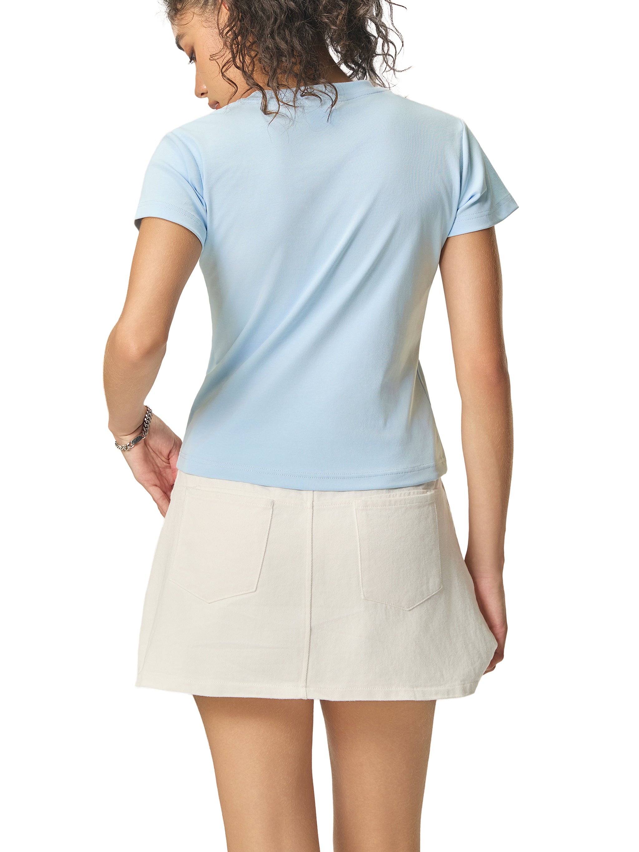 Women's Bodycon Crewneck Tee