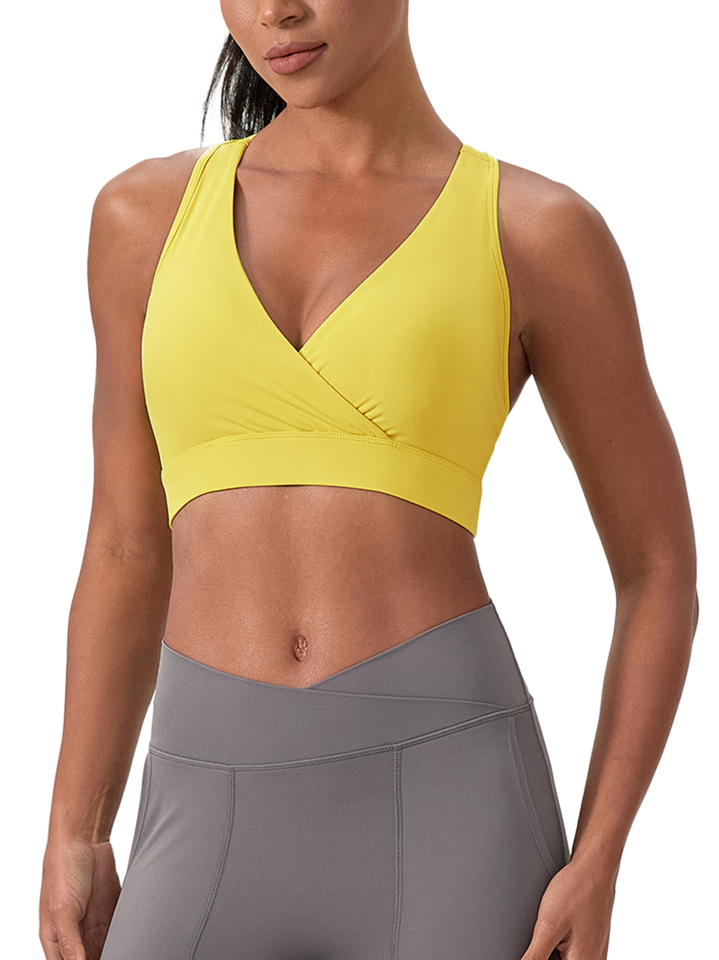 Luxe Crossover Sports Bra
