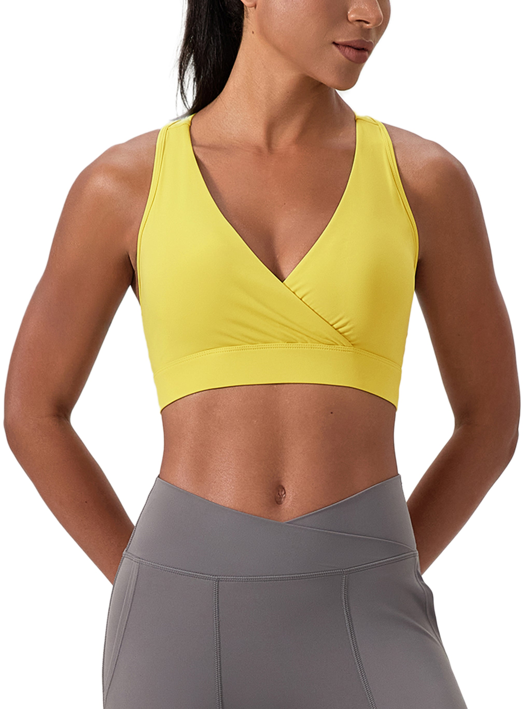 Luxe Crossover Sports Bra